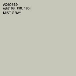 #C6C6B9 - Mist Gray Color Image